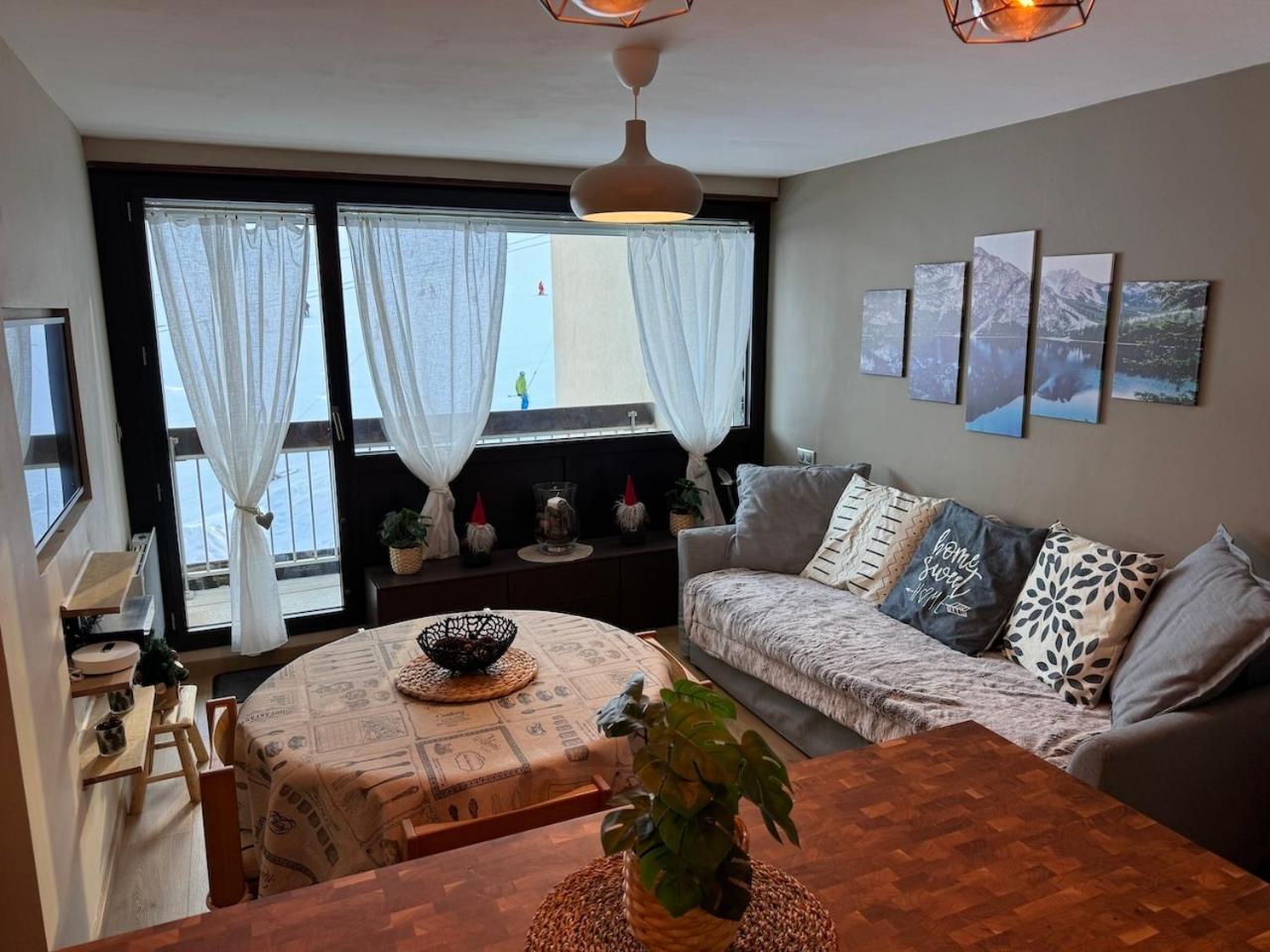 Studio Les Chalmettes 4 Personnes Au Pied Des Pistes Wifi - Balcon - Parking Montgenèvre Exteriér fotografie
